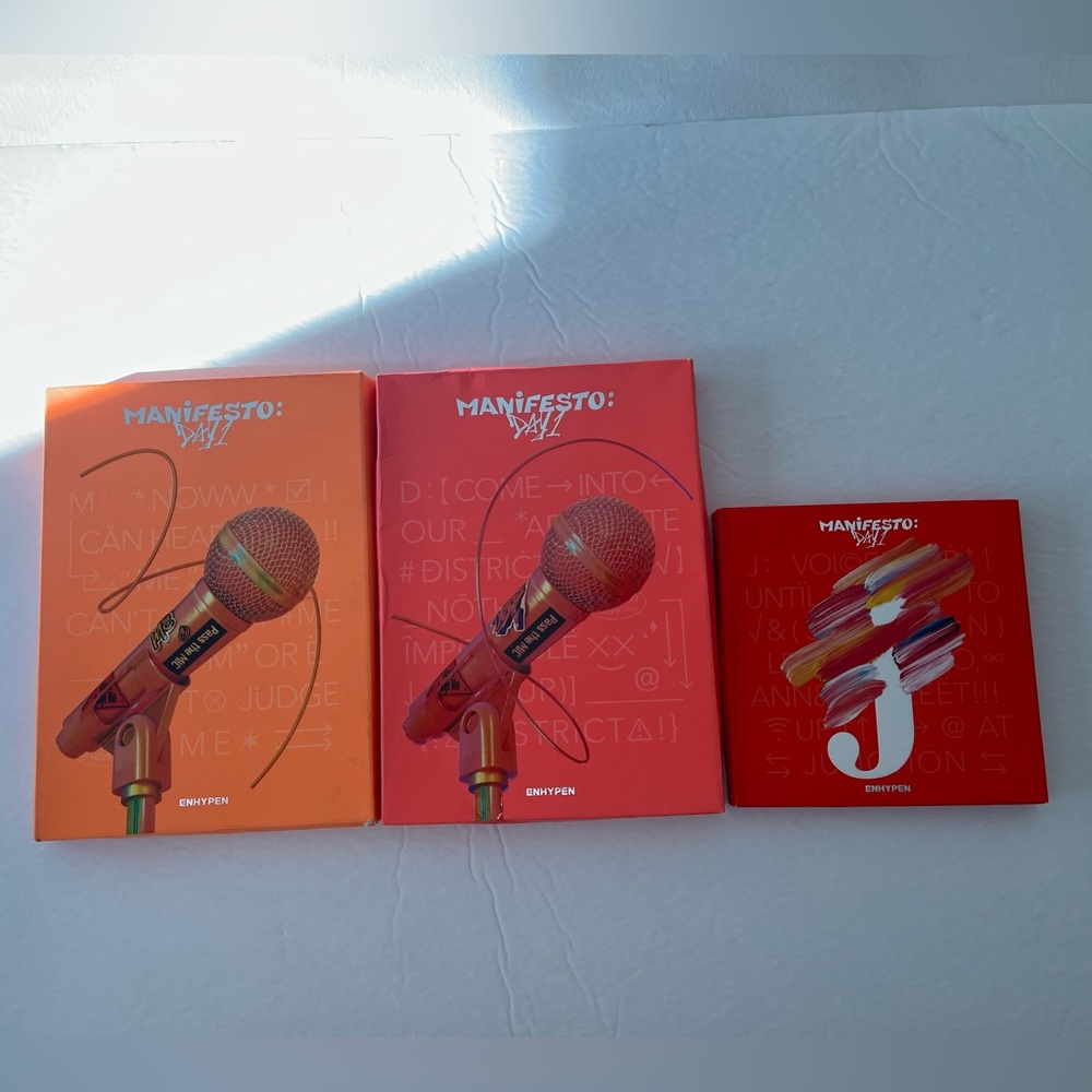 New Kpop Enhypen Manifesto CD/Picture Book Lot
